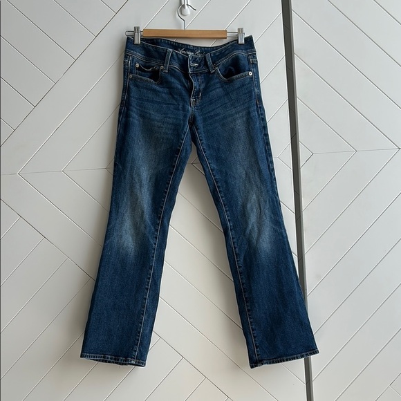 Y2K American Eagle low rise boot cut Denim Jeans size 6 - Picture 1 of 9